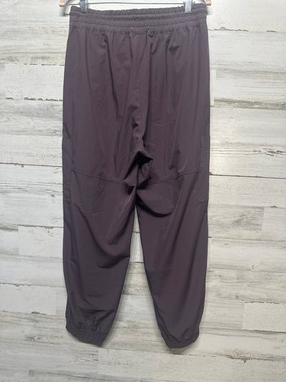 Women's Size Medium Old Navy Stretch Tech Joggers - Eggplant - Very Good Used Condition