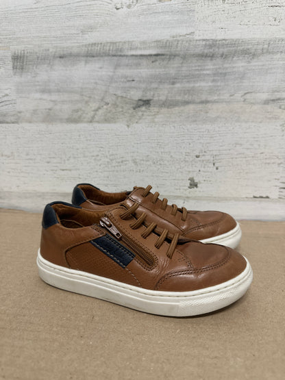 Size 12 (Little Kid) Flag LTD Brown Leather Shoes - Good Used Condition