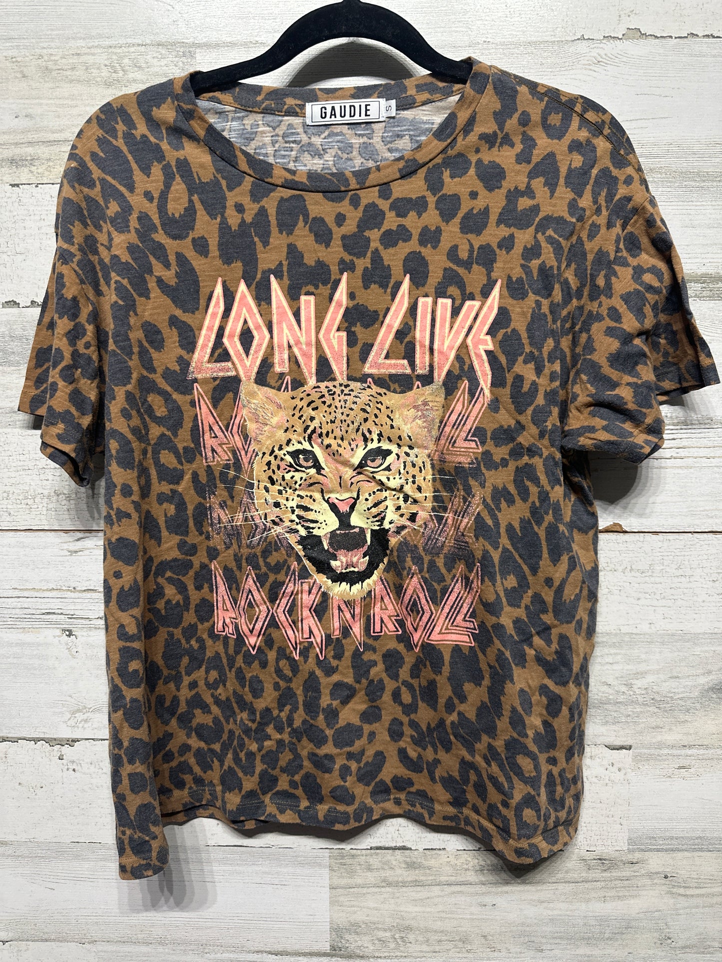 Women’s Small Gaudie Long Live Rock and Roll Shirt - Very Good Used Condition