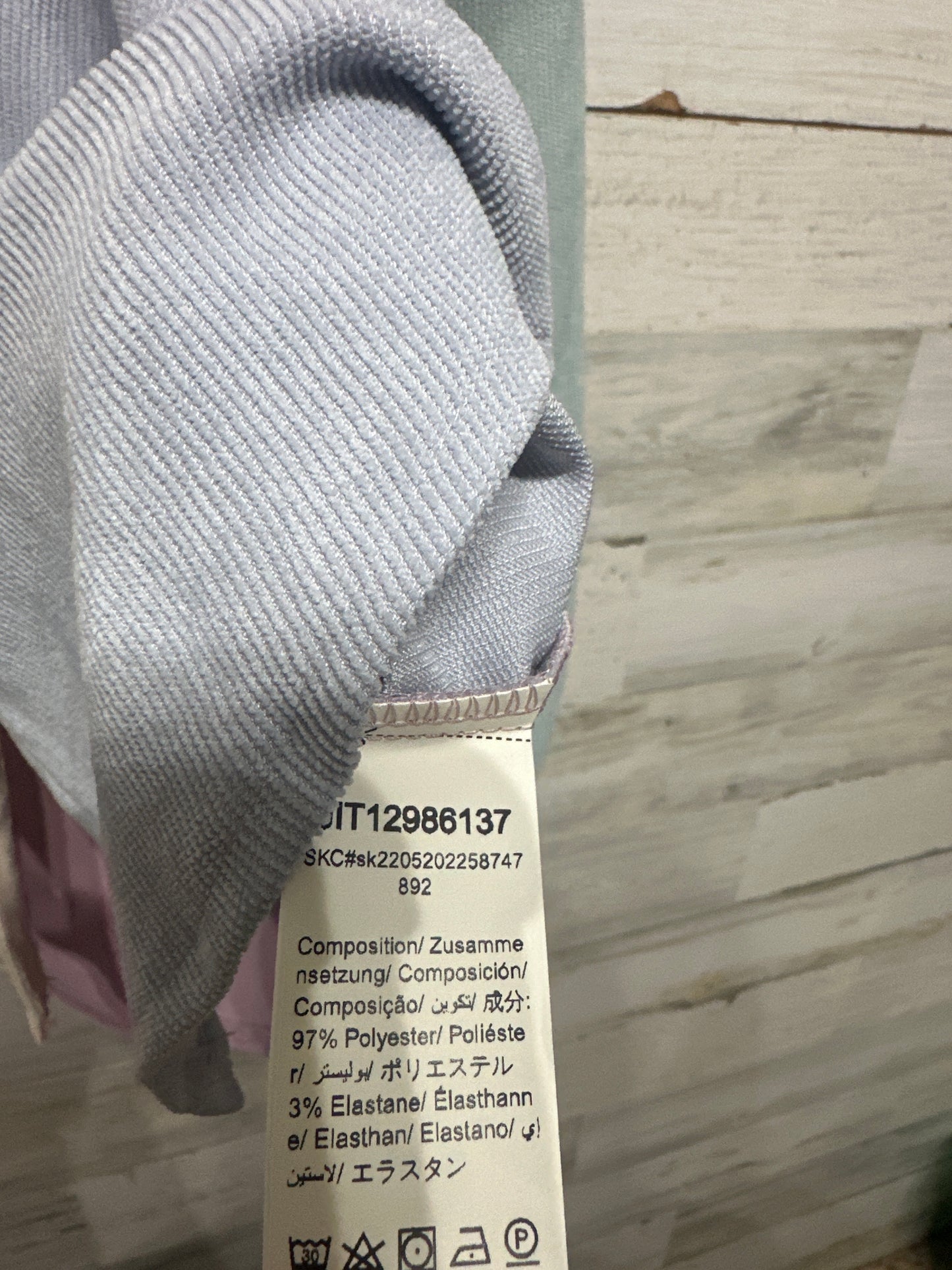Girls Size 11/12 SHEIN Color Block Button Up - Very Good Used Condition