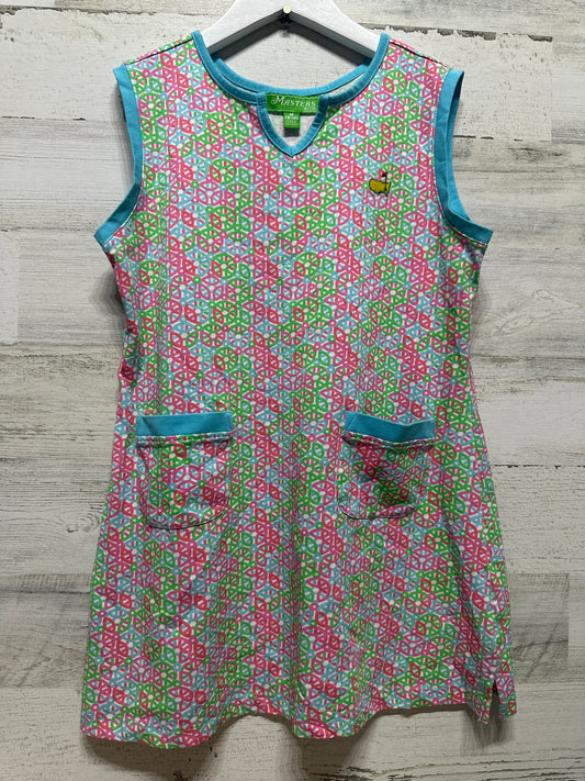 Girls Size Medium 8-10 Masters Sleeveless Dress - Very Good Used Condition
