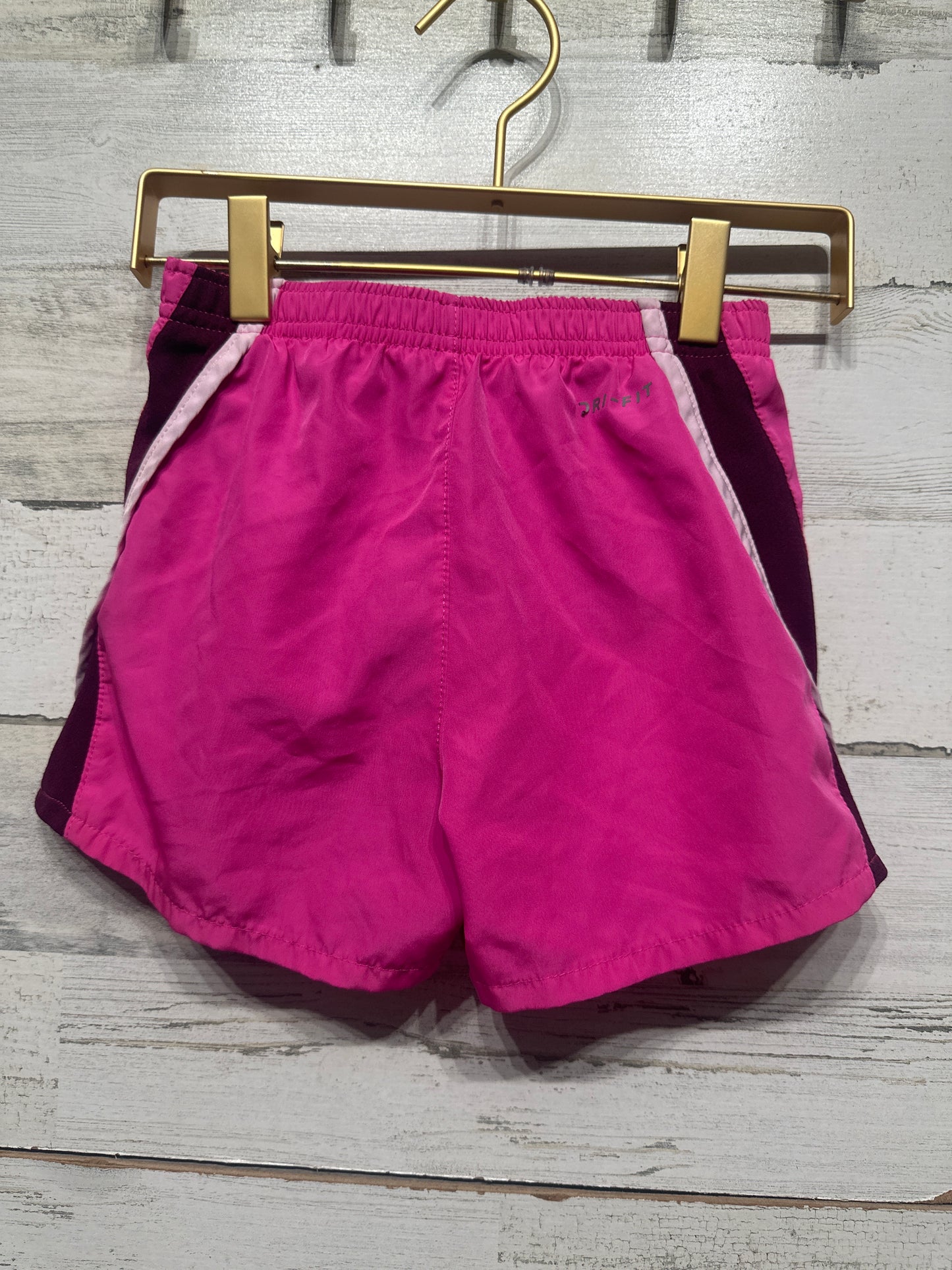 Girls Preowned Size 6x (Fits 6-7 years) Nike Pink Drifit Activewear Shorts - Good Used Condition