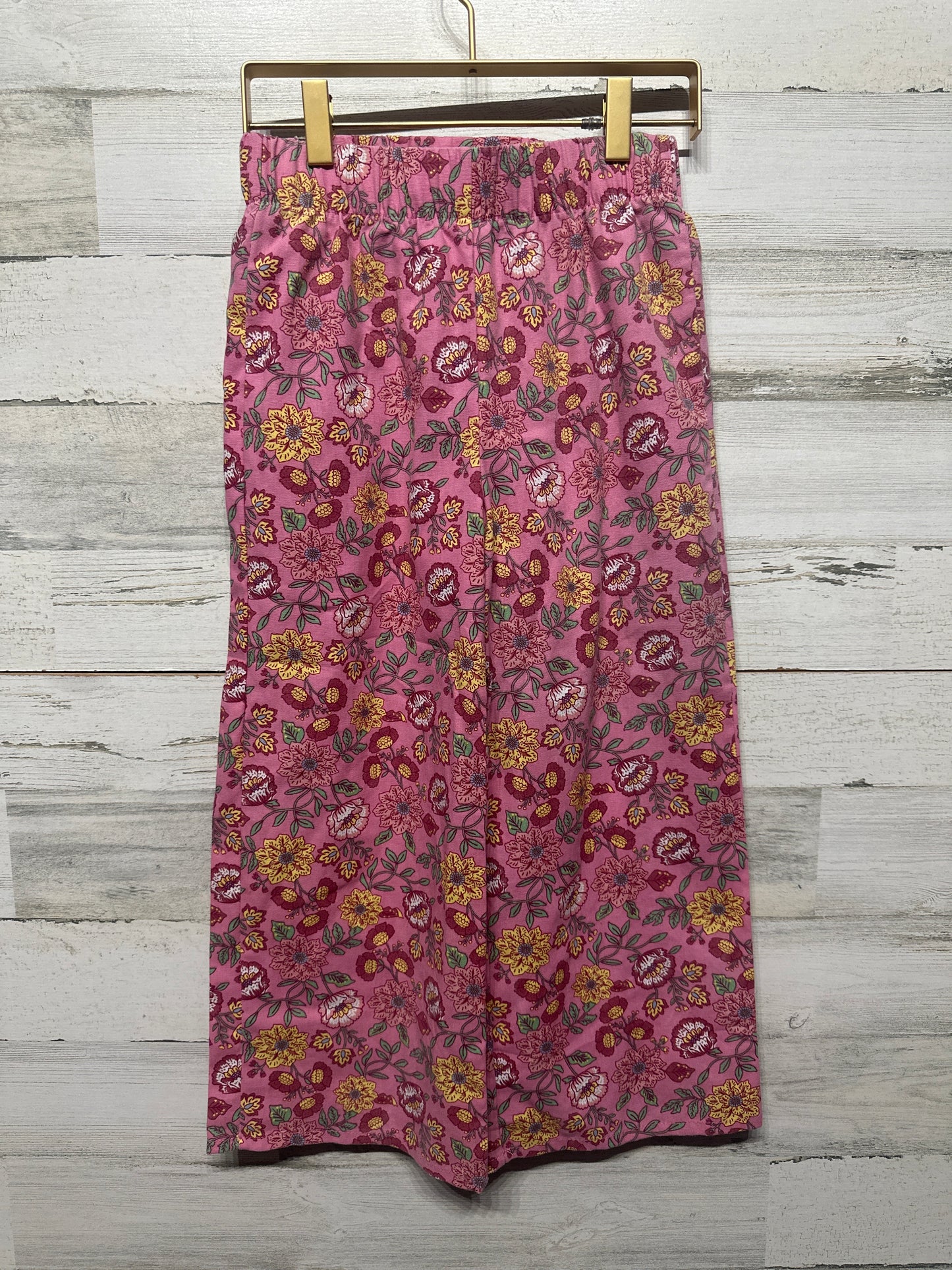 Wide Leg Floral Pants - B’Tween - Girls Size 7 - Very Good Used Condition