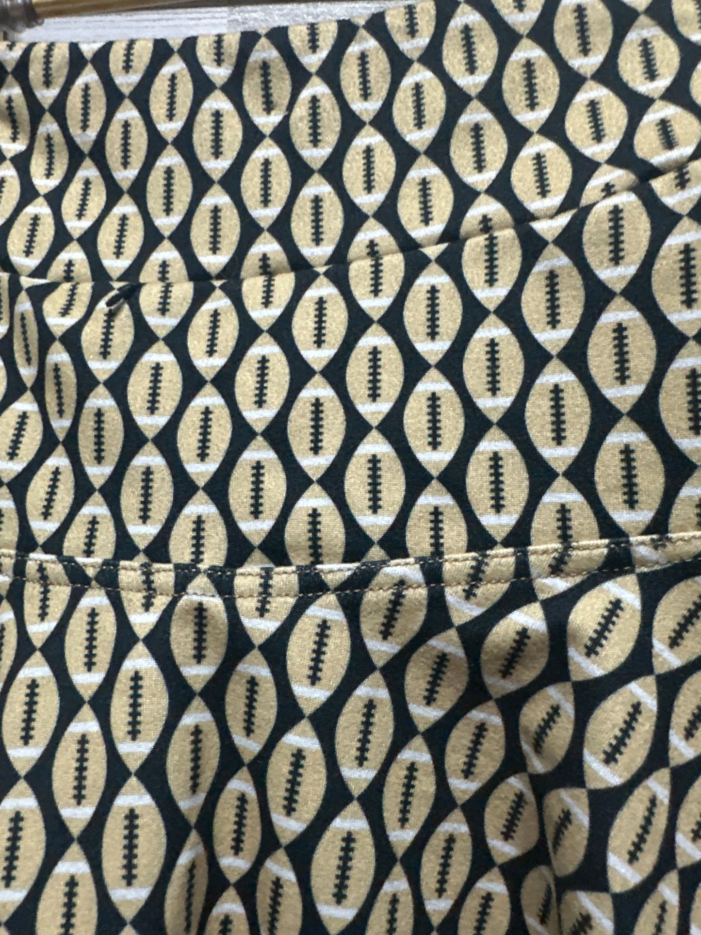 Girls Size 2-3 (XXS) Bon Temps Boutique Football Skort - Very Good Used Condition