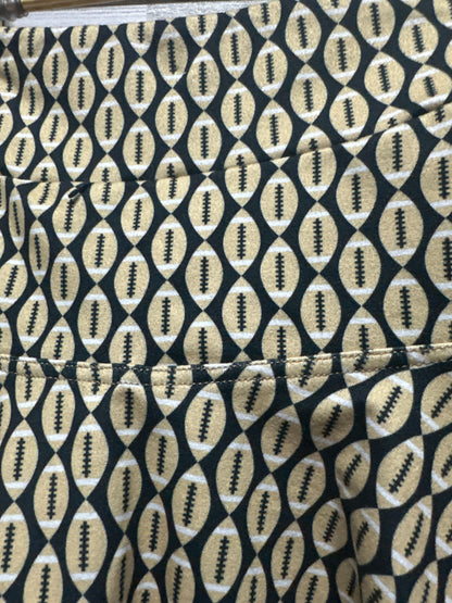 Girls Size 2-3 (XXS) Bon Temps Boutique Football Skort - Very Good Used Condition