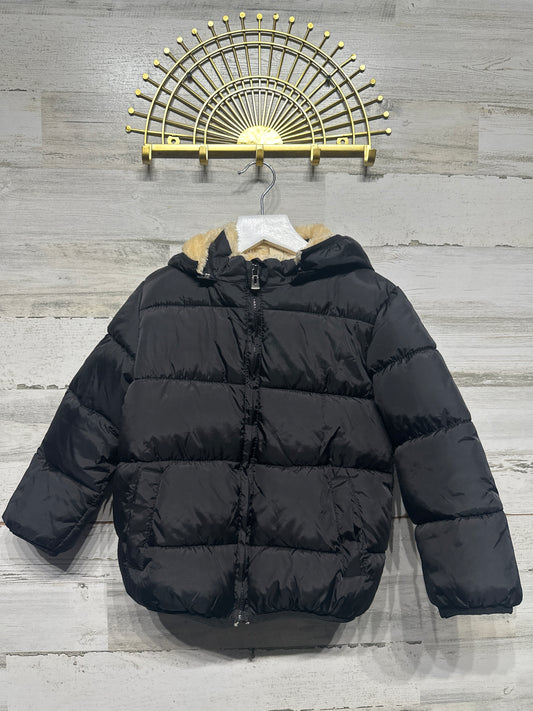 Black Puffer Jacket Fits Like Boys 5/6 (marked 120 cm) VGUC