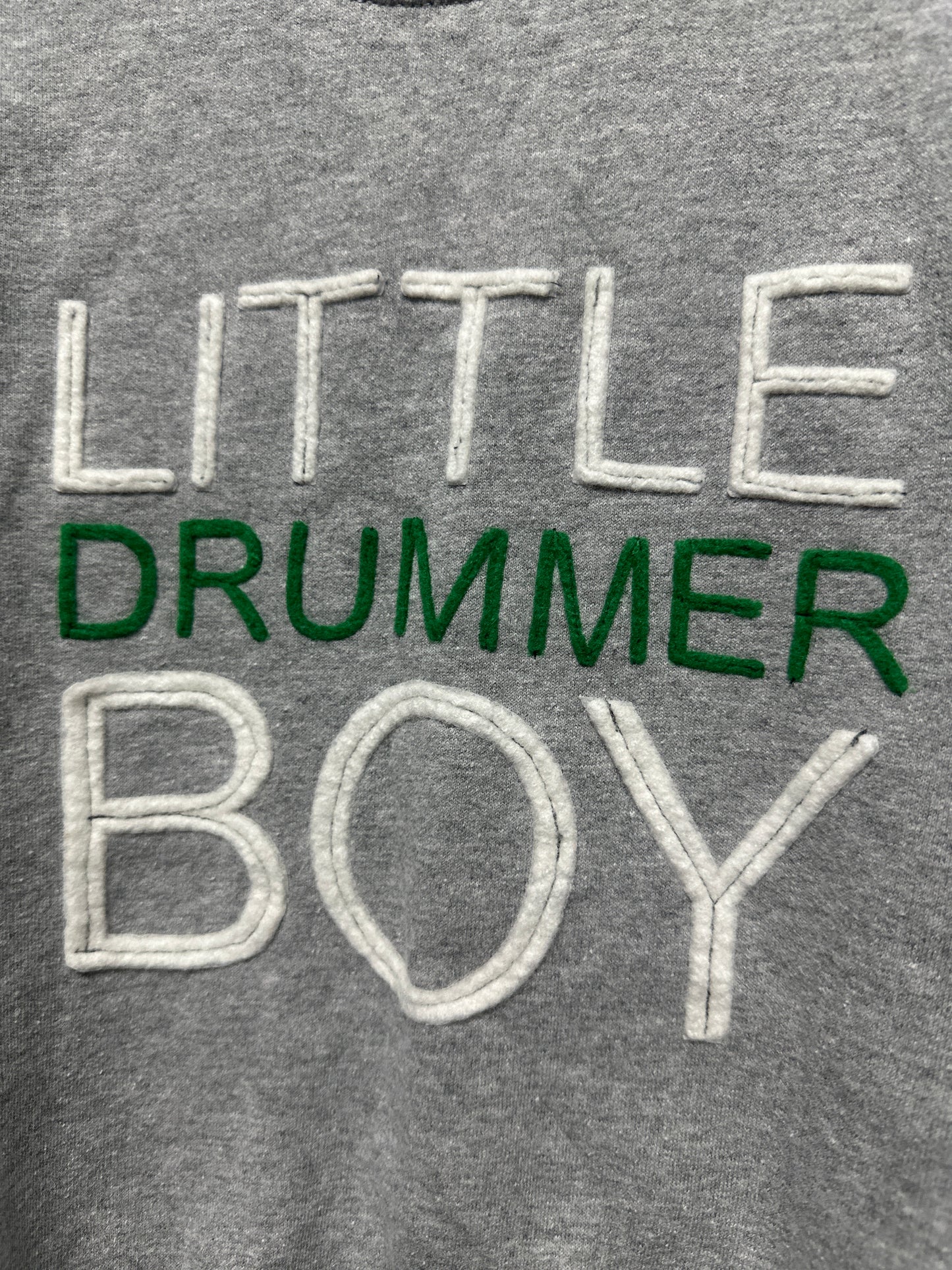 Size 5/6 Swank Little Drummer Boy Sweatshirt - Good Used Condition*