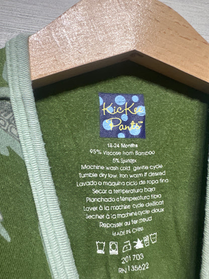 Boys Size 18-24m Kickee Pants Bamboo Turtle Sleeveless Romper - Play Condition*