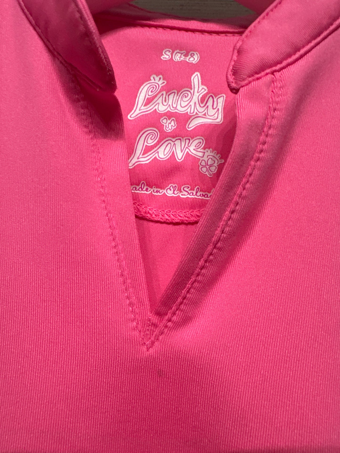 Girls Size 7-8 (S) Lucky in Love Active Top - Play Condition*
