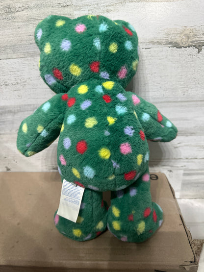 Build a Bear BAB Green Polka Dot Christmas Holiday Frog Jolly Jumps 2022 - Very Good Used Condition