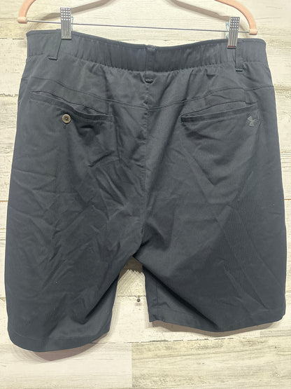 Under Armour Men’s Size 38 Black Heatgear Shorts GUC