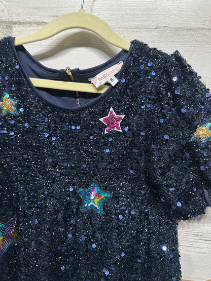 Girls Size 8 Baby Sara Sequin Star Dress- Very good used condition