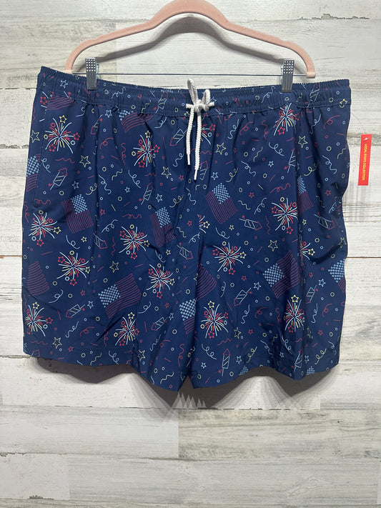 Americana Fireworks Magellan Fish Shorts Men’s XXL NWT