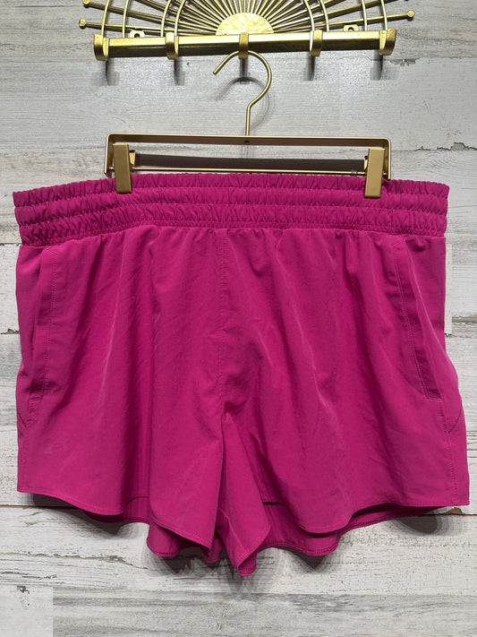 Women’s Size XL Under Armour Pink Athletic Shorts - Very Good Used Condition