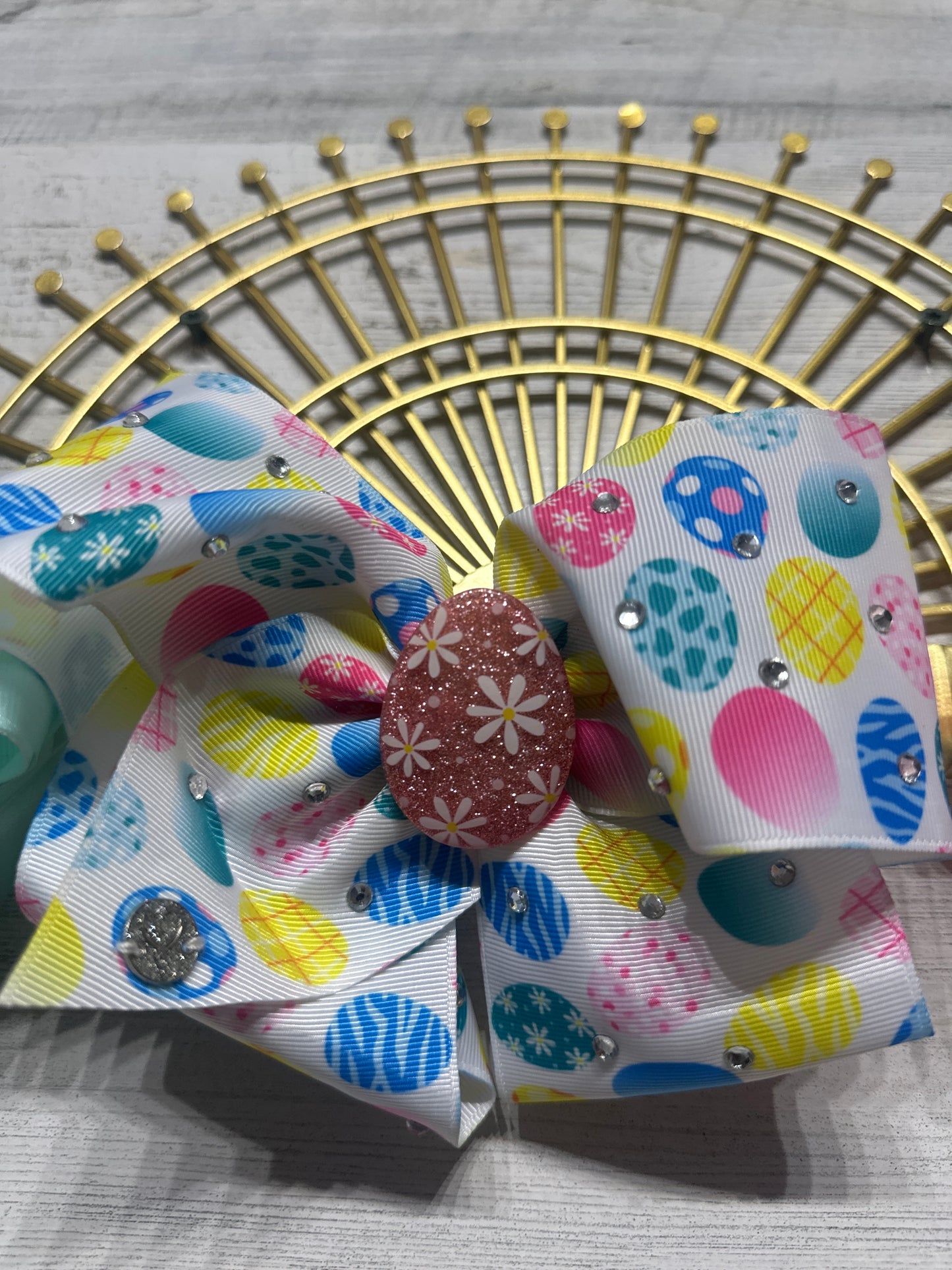 Hair Bow Lot on Alligator Clips (Set of 3) - Good Used Condition