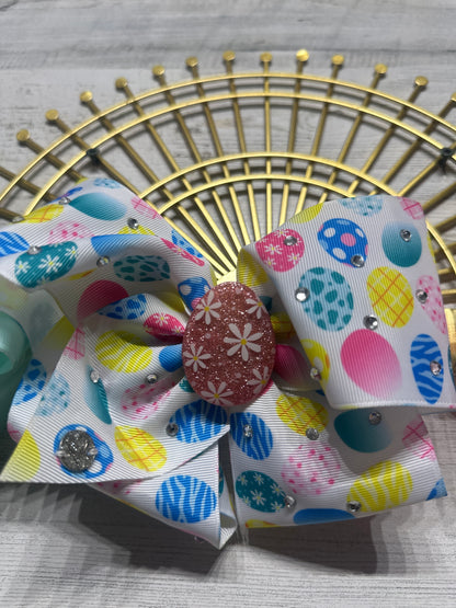 Hair Bow Lot on Alligator Clips (Set of 3) - Good Used Condition