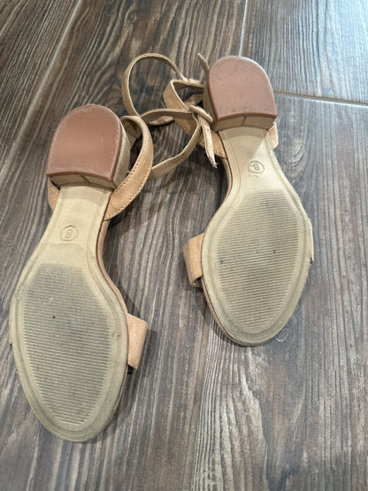 Women’s Size 8 A New Day Tan Sandals - Good Used Condition