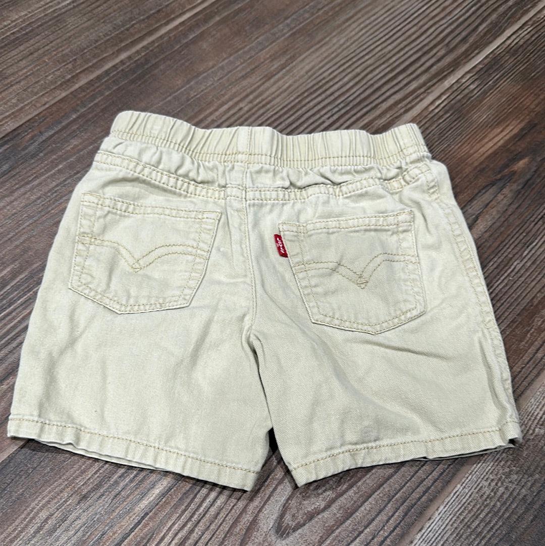 Boys Size 24m Levi’s Pull On Khaki Shorts - Good Used Condition