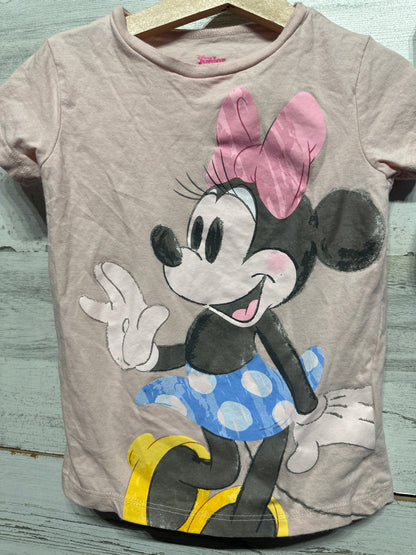 Minnie Mouse Shirt / Cat & Jack Shorts Girls 4T VGUC
