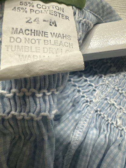 Size 24m Classic Whimsy Smocked Bunny Dress - Very Good Used Condition