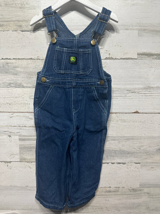 Boys Size 2t John Deere Overalls - Very Good Used Condition