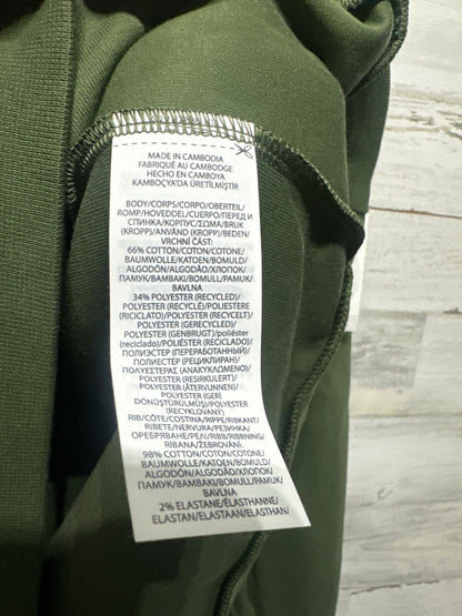 Polo Ralph Lauren Double Knit Quarter Snap Olive Pullover XLT Big Tall NWT