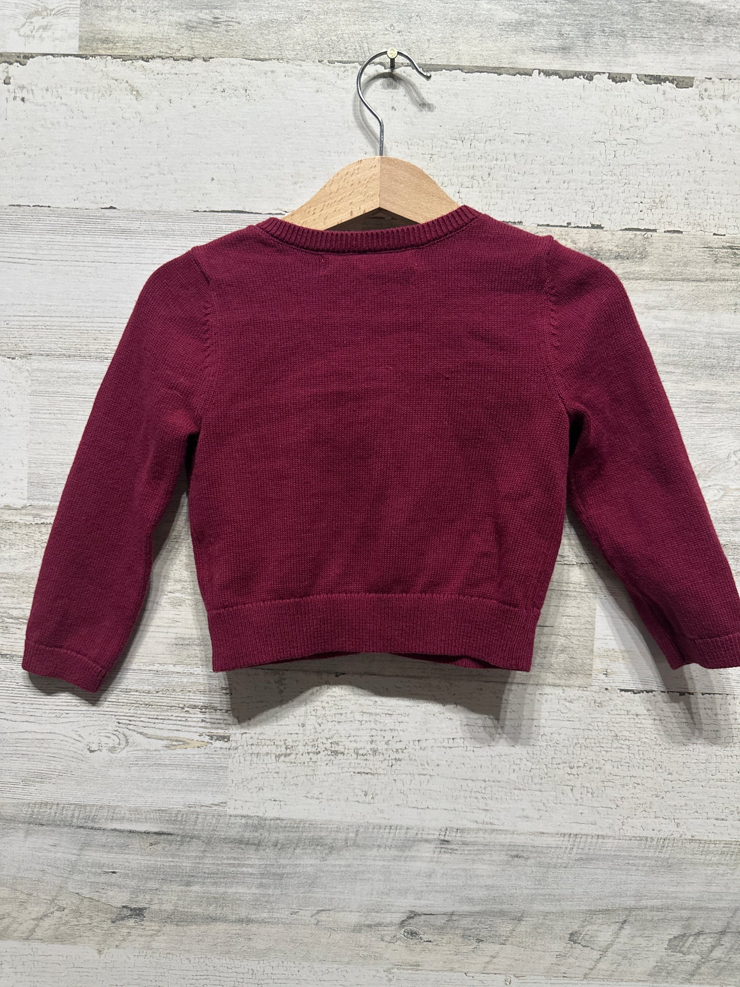 Girls Size 18-24m Hope & Henry Organic Cotton Cardigan - Very Good Used Condition