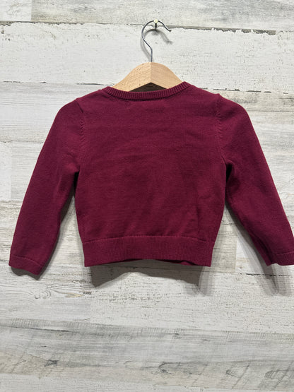 Girls Size 18-24m Hope & Henry Organic Cotton Cardigan - Very Good Used Condition
