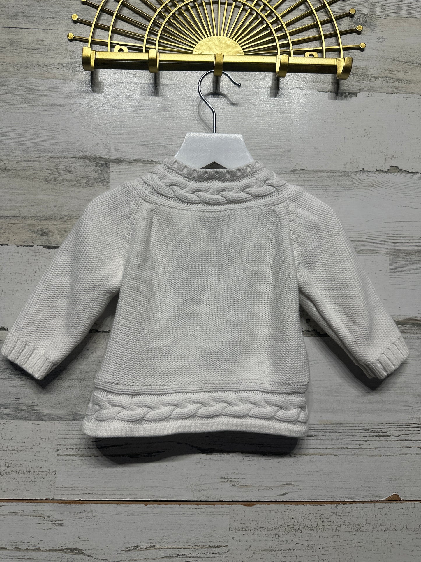 Size 6-12m Baby Gap Cardigan Sweater - Very Good Used Condition