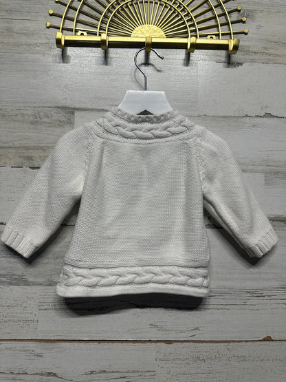 Size 6-12m Baby Gap Cardigan Sweater - Very Good Used Condition
