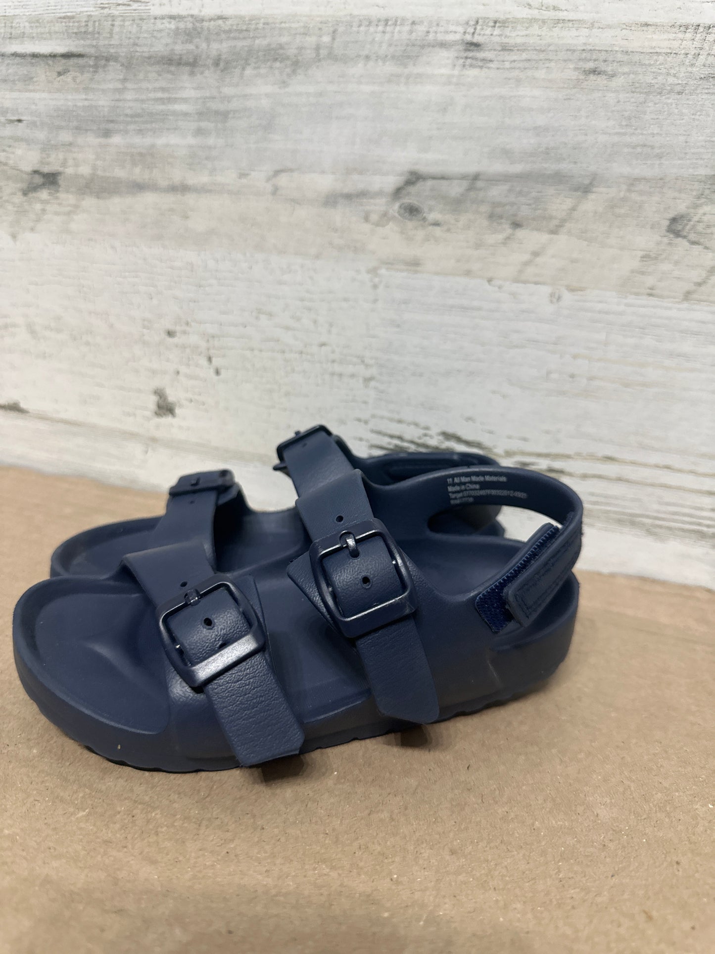 Size 11 (Toddler) Cat and Jack Navy Blue Sandals - Very Good Used Condition*