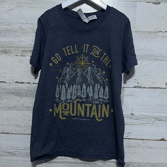 Girls Size Large Bella Canvas kids Go Tell it on the Mountain tshirt - very good used condition