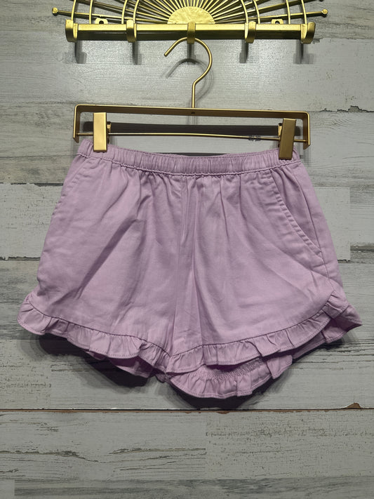 Girls Size 8 Crewcuts Pink Ruffle Shorts -Good Used Condition