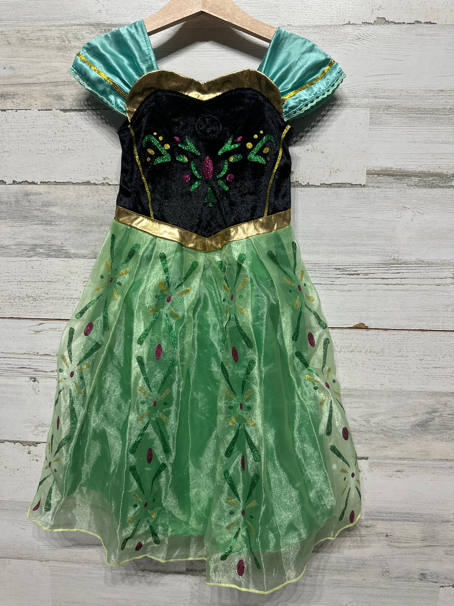 Frozen Anna Costume Dress Girls 4 (100)- Play Condition