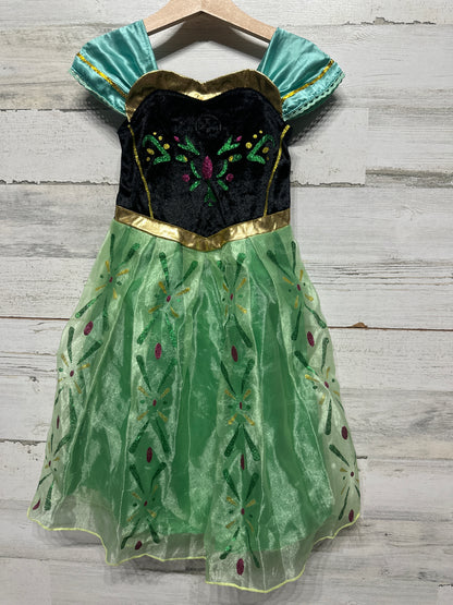 Frozen Anna Costume Dress Girls 4 (100)- Play Condition