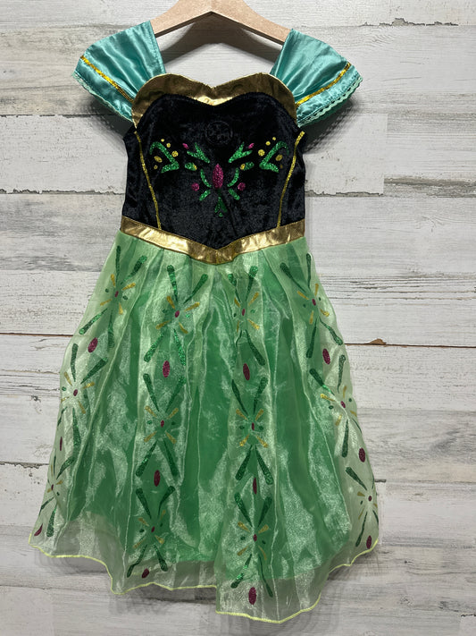Frozen Anna Costume Dress Girls 4 (100)- Play Condition