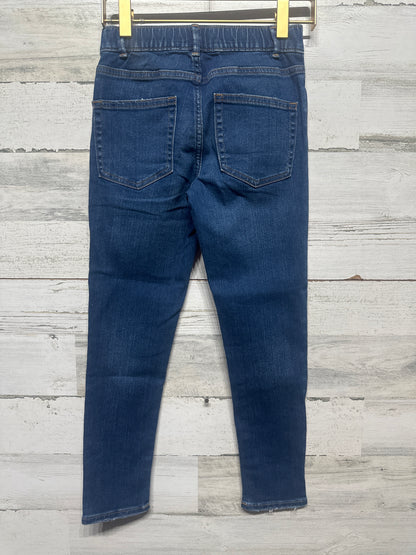 Girls Size 8 Crewcuts Distressed Jeans - Very Good Used Condition