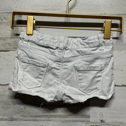 Girls Size 18-24m Zara White Distressed Denim Shorts - Play Condition