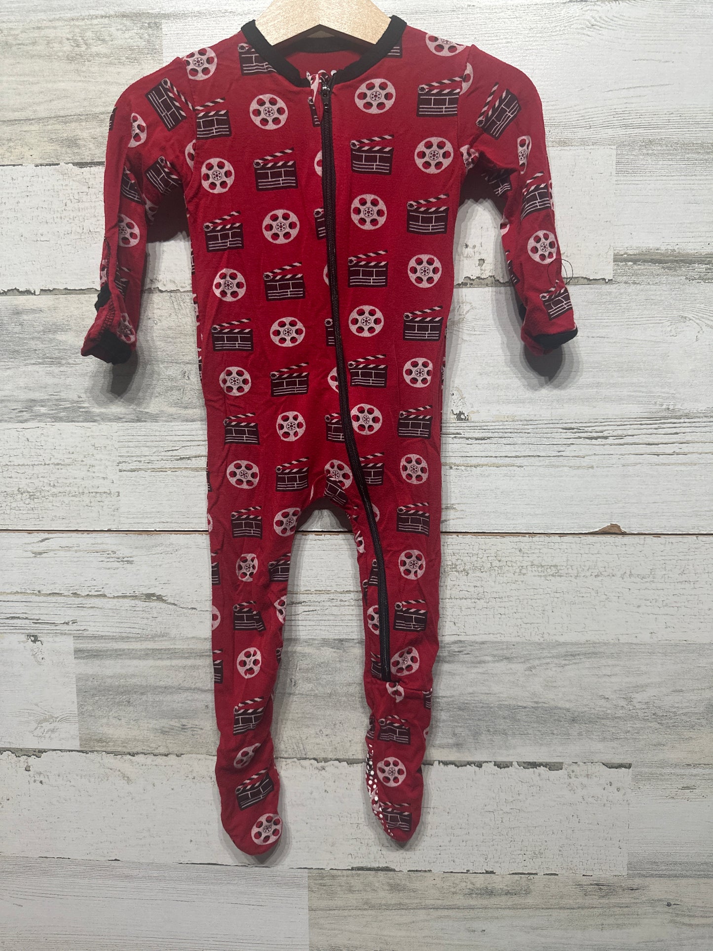 Preowned Size 6-9m Kickee Pants Bamboo Footed Pajamas - Good Used Condition