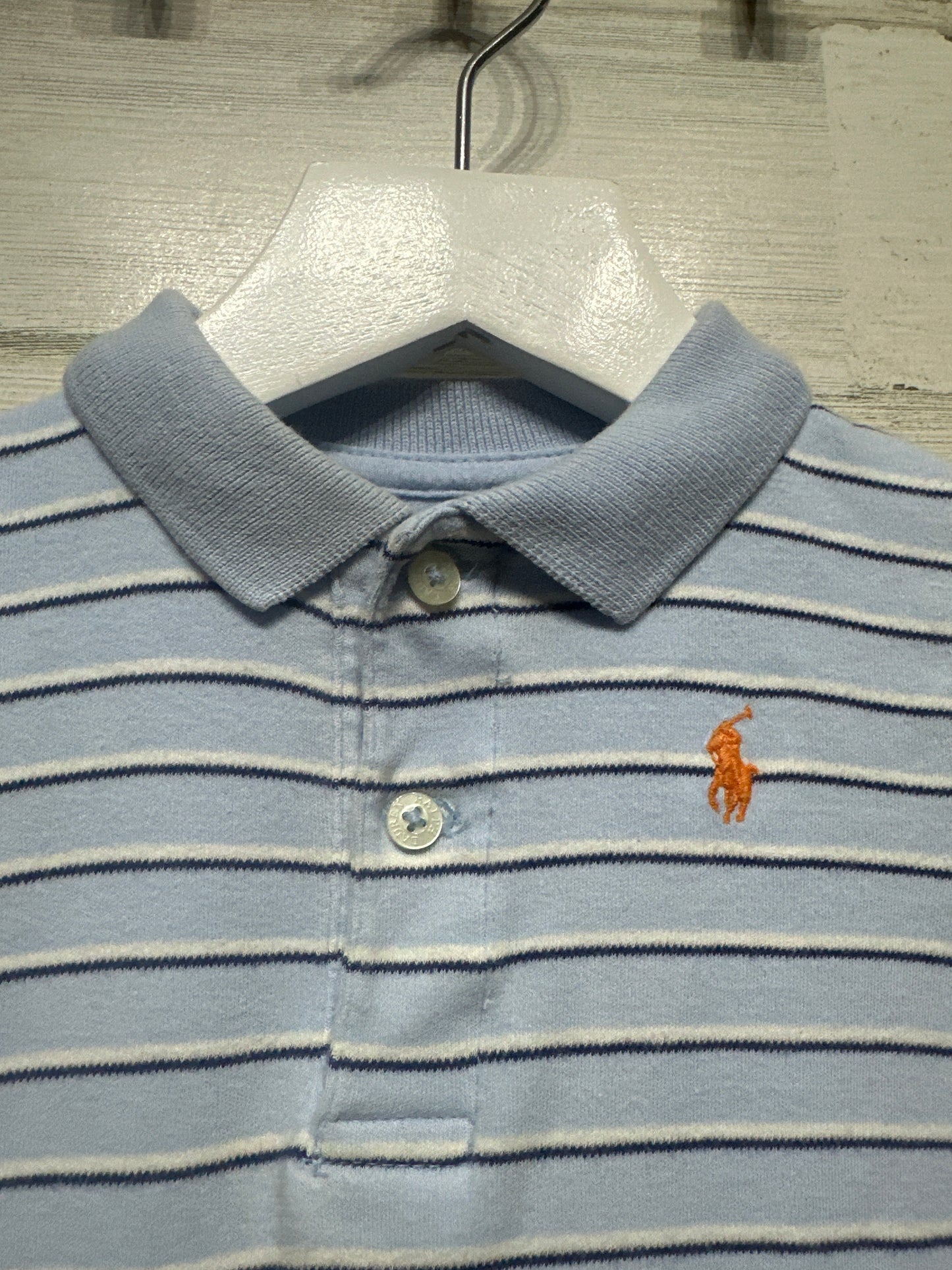 Size 9m Ralph Lauren Polo Striped Romper - Very Good Used Condition*