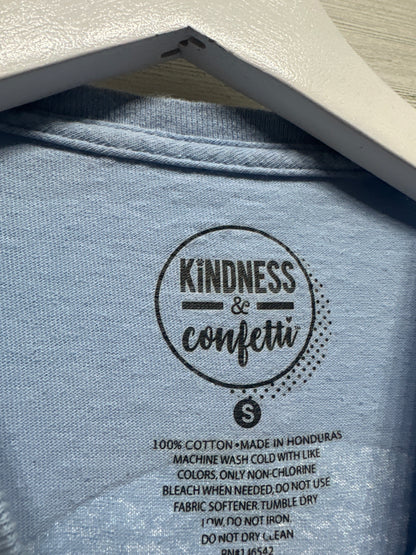 Women’s Size Small Kindness & Confetti Long Sleeve Shirt - Good Used Condition
