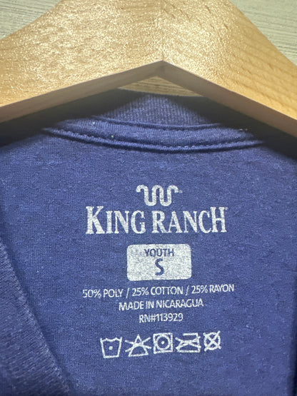 Boys Size Youth Small King Ranch Shirt - Very Good Used Condition