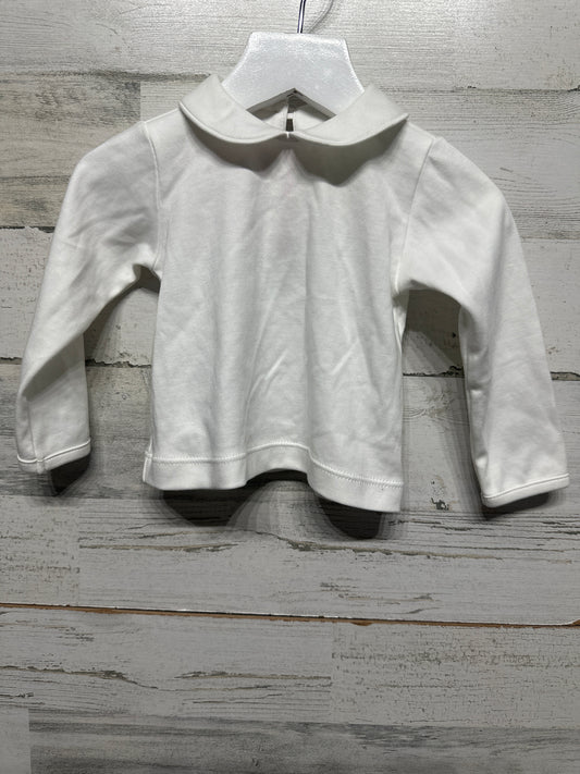 Size 9m James and Lottie Pima Cotton White Collared Shirt - New With Tags*