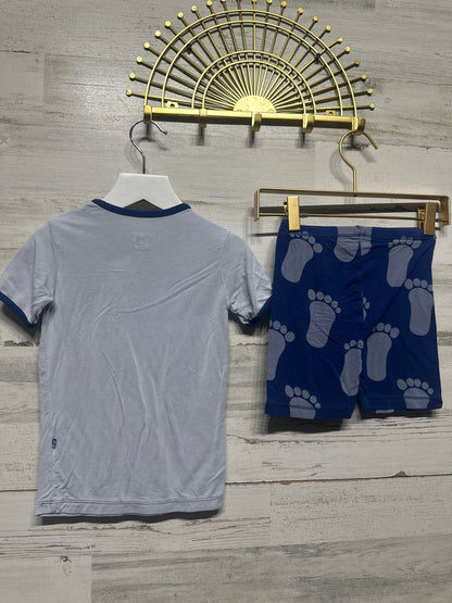 Size 5 Kickee Pants Bamboo Shorts Pajama Set - Good Used Condition*