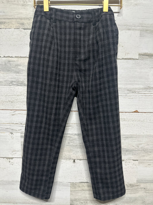 Boys Size 7 Zara Plaid Pants - Good Used Condition