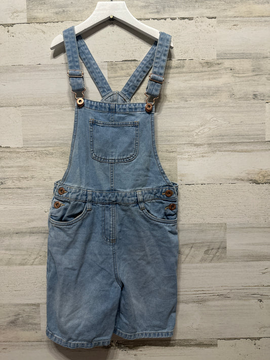Girls Size 11/12 (152 cm) Girls Collection Juniors Denim Overalls - Very Good Used Condition