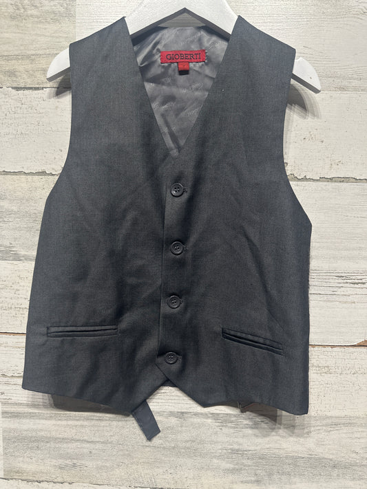 Boys Size 7 Gioberti Formal Grey Vest - Very Good Used Condition