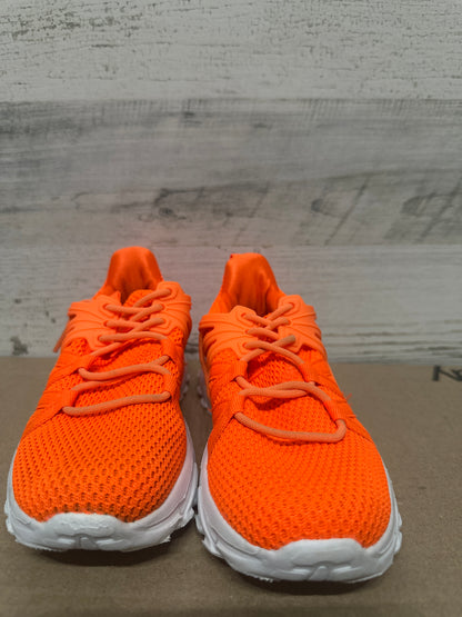 Boys Size Youth 13 Kids Orange Slip On Shoes - Good Used Condition