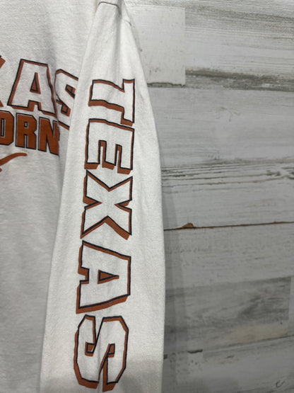 Adult Size Small Texas Longhorns Long Sleeve Shirt - Good Used Condition
