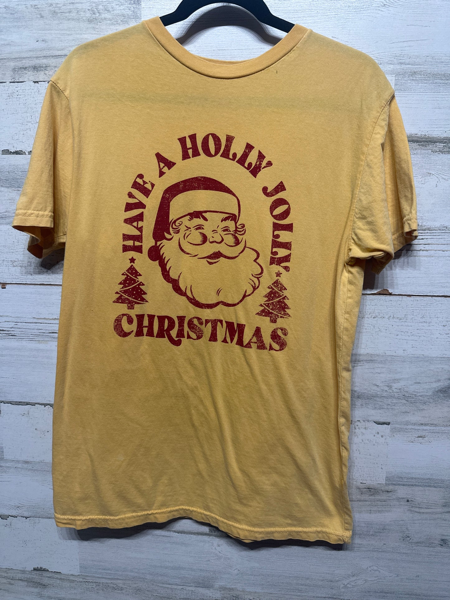 Women's Size Medium Holly Jolly Christmas Shirt - Very Good Used Condition